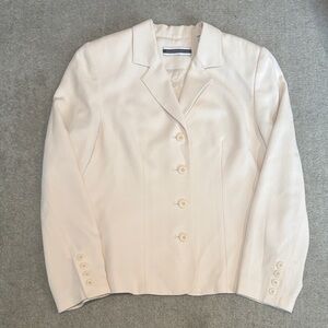 Vintage Amanda Smith blazer Cream Sz 8